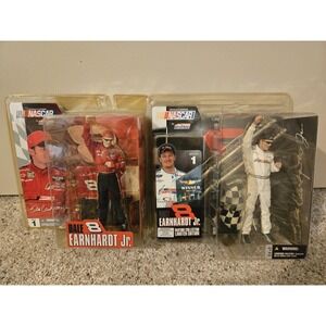 Dale Earnhardt Jr Action McFarlane NASCAR Figure Series 1 Lot Of 2